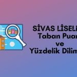 Sivas Lise Taban Puanları, Sivas Lise Yüzdelik Dilimleri