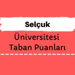 Selçuk Üniversitesi Taban Puanları ve Sıralamaları, SÜ Taban Puanları ve Başarı Sıralaması